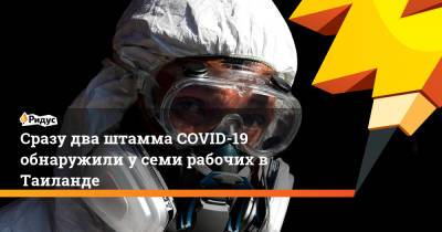 Сразу два штамма COVID-19 обнаружили у семи рабочих в Таиланде