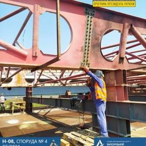Запорожские мостостроители готовятся к финишному этапу надвижки