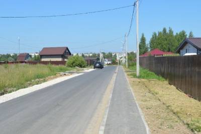 Сельские дороги в Серпухове активно ремонтируются