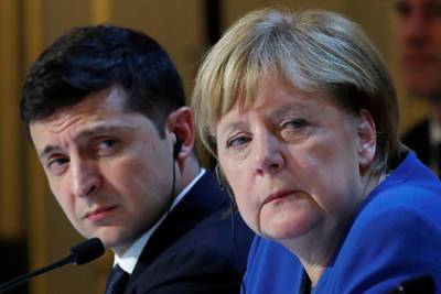 Зеленский попросит Меркель остановить «Северный поток-2»