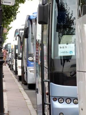 В автобусах по маршруту Петербург - Таллин не хватает мест