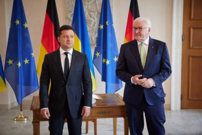 Зеленский встретился с президентом Германии Штайнмайером: говорили о прогрессе реформ в Украине