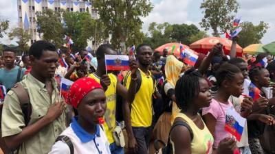 Девять городов Центральноафриканской Республики получили гумпомощь от России