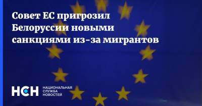 Совет ЕС пригрозил Белоруссии новыми санкциями из-за мигрантов