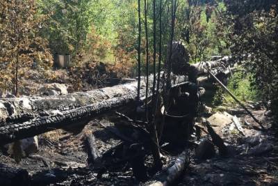 В Кемском районе неизвестные сожгли водопровод