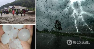 Град как мяч для гольфа выпал в Словакии – ураган Кошице – фото