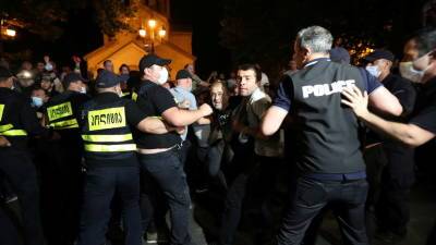 В ходе беспорядков в Грузии задержаны 12 человек