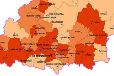 Роспотребнадзор обновил данные по заболевшим COVID-19 в свердловских муниципалитетах