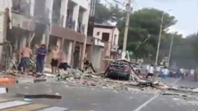 Появилось видео с места взрыва в Геленджике
