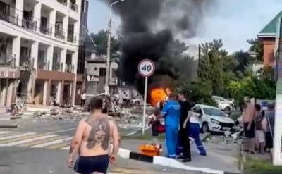 При взрыве в отеле в Геленджике погиб один человек, еще четверо пострадали