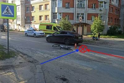 В столице Коми школьник попал под машину