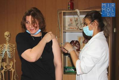Сотрудники ДГПУ прошли вакцинацию против COVID-19