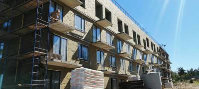 Жилой дом в датском стиле «Терраса» строят в центре Петрозаводска с опережением сроков: новоселье будет раньше