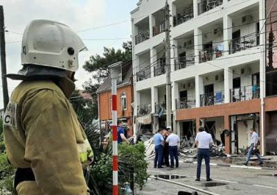 Количество пострадавших при взрыве газа в гостинице в Геленджике увеличилось до пяти
