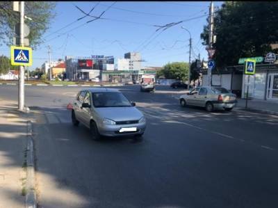 Женщину сбили на пешеходном переходе в Рязани