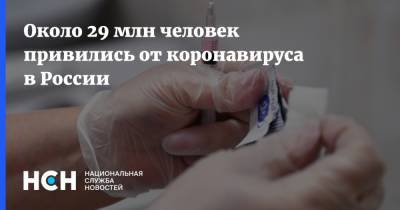 Около 29 млн человек привились от коронавируса в России - nsn.fm - Россия