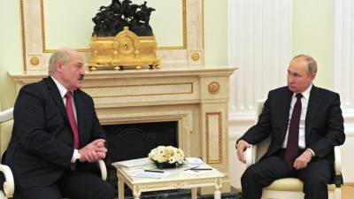 В Петербурге начались переговоры Путина и Лукашенко
