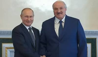 В Санкт-Петербурге начались переговоры Владимира Путина и Александра Лукашенко