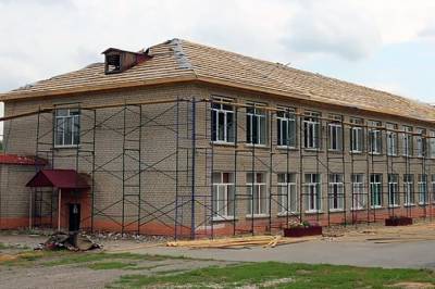 Капитальный ремонт школы начался в Стегаловке Долгоруковского района
