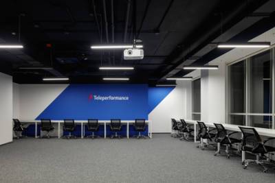 Keyfor построила новый офис для Teleperformance в БЦ «ПРЕО 8»