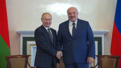 Цена на газ и кредиты: о чем договорились Путин и Лукашенко
