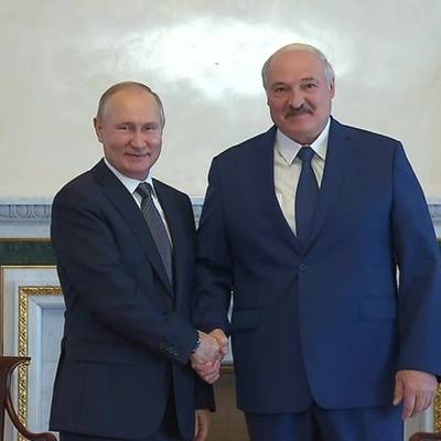 В Петербурге состоялись переговоры Владимира Путина и Александра Лукашенко