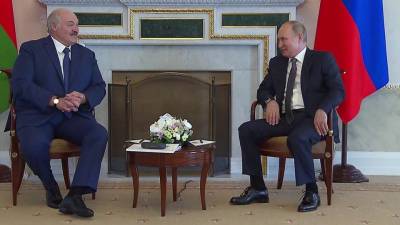 В Санкт-Петербурге состоялась встреча Владимира Путина с Александром Лукашенко