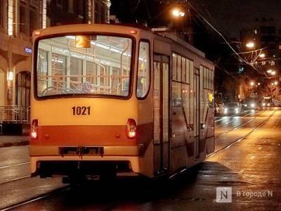 Трамвайные рельсы шлифуют в Нижнем Новгороде для снижения уровня шума