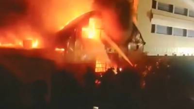 Из сгоревшего здания клиники в Ираке извлекли уже 124 тела погибших