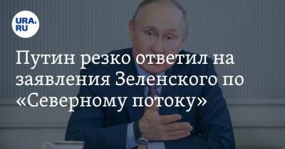 Путин резко ответил на заявления Зеленского по «Северному потоку»