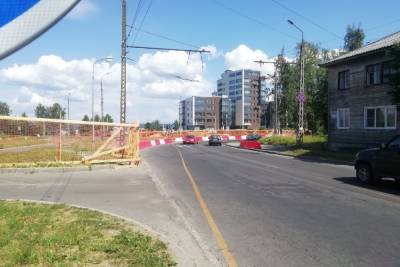 В Петрозаводске из-за строительства дороги ликвидировали пешеходный переход