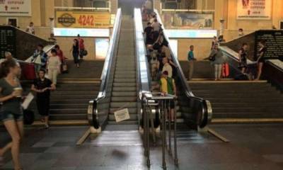 На Центральном вокзале Киева установят новые эскалаторы