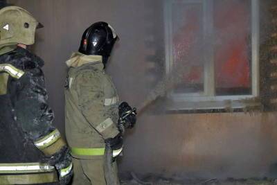 В Гагаринском районе Смоленской области горел жилой дом