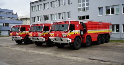 Уникальные 10-колесные спецавтомобили Tatra будут бороться с лесными пожарами (видео)