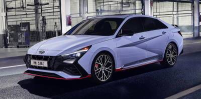 Hyundai представила новый мощный седан Elantra N 2022 года