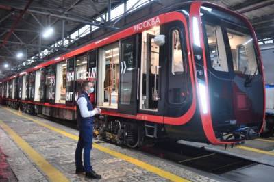 Темпы обновления поездов метро в Москве - самые быстрые в мире