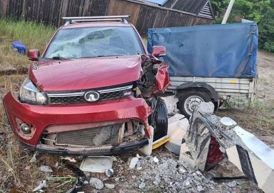 В аварии на трассе Рязань – Клепики пострадал водитель кроссовера