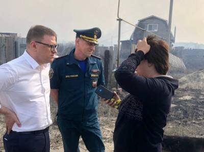 Алексей Текслер посетит поселки, пострадавшие от лесных пожаров