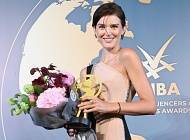 Українська топ-модель Наталія Гоцій отримала нагороду в Каннах