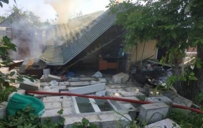 В Смеле взрыв разрушил частный дом, погиб мужчина