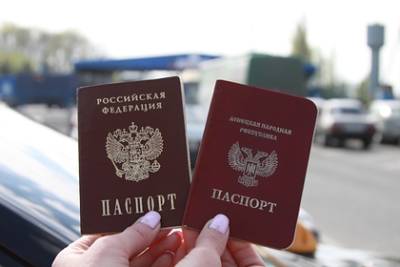 Названо число получивших российские паспорта жителей Донбасса