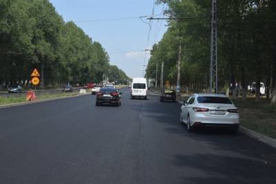 На четырёх улицах Ульяновска завершается ремонт проезжей части по нацпроекту