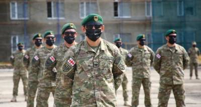 Личный состав первой пехотной бригады Сил обороны Грузии прошел вакцинацию