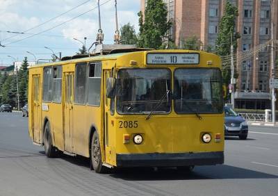 В Рязани из-за обрыва контактной сети изменилась схема движения троллейбусов