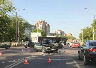Двое липчан пострадали в ДТП в Липецке (видео)