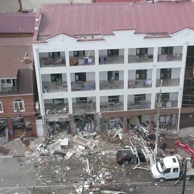 В результате взрыва газа в отеле в Геленджике повреждено 16 строений