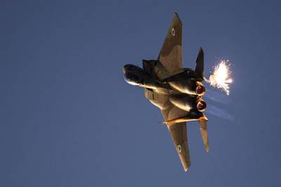 Запущенная Израилем в ответ Газе ракета случайно попала в истребитель F-15I