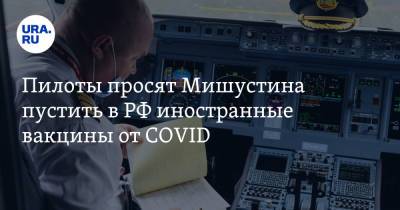Пилоты просят Мишустина пустить в РФ иностранные вакцины от COVID