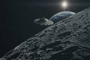 Уфолог заметил 8-километровый звездолет в лунном кратере