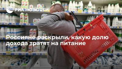 Более 60 процентов россиян тратят на продукты около половины своего ежемесячного дохода